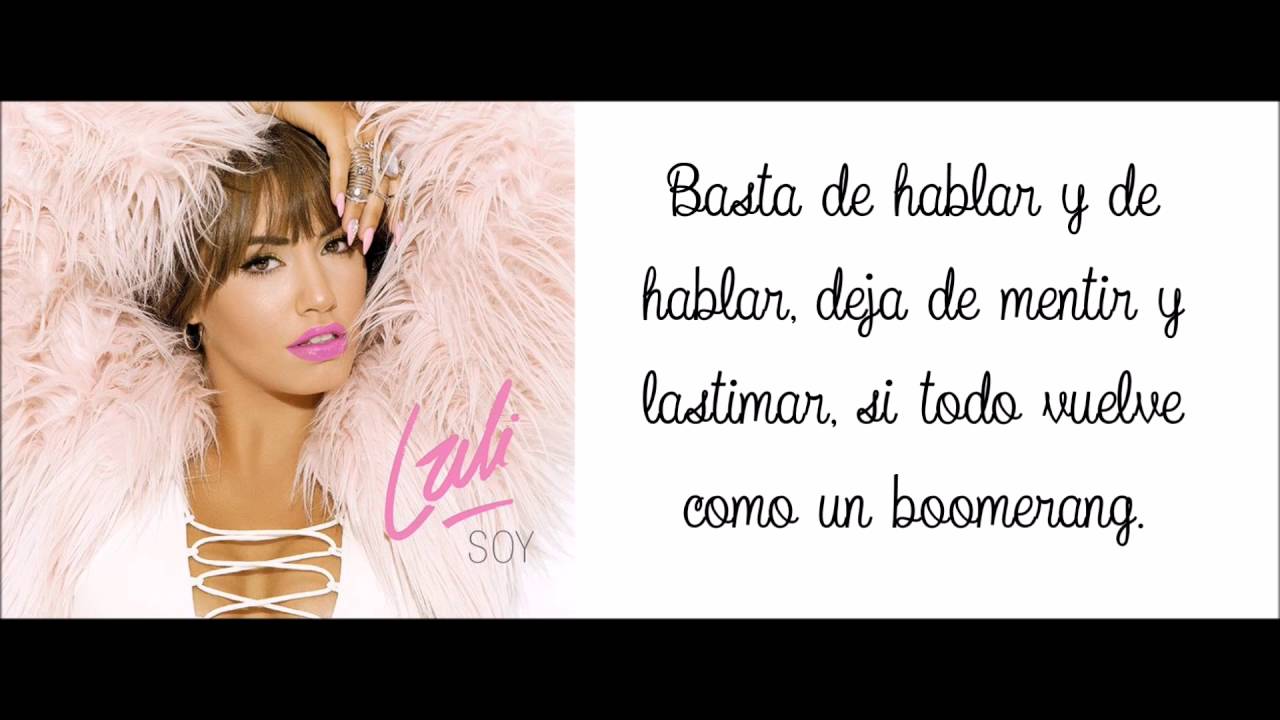 Boomerang Lali Espósito (Karaoke con letra) YouTube