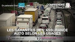 Les garanties de l'assurance auto selon les usages