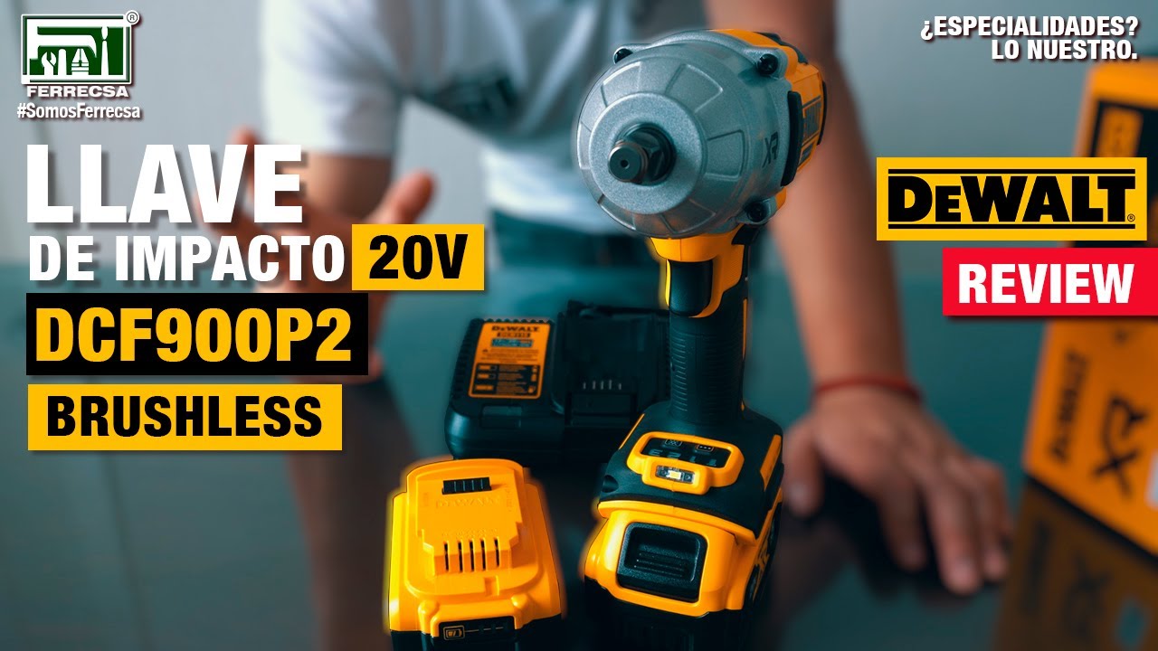 Llave de IMPACTO 1/2"  XR-Brushless🟨DFC900P2🟨DeWALT | REVIEW
