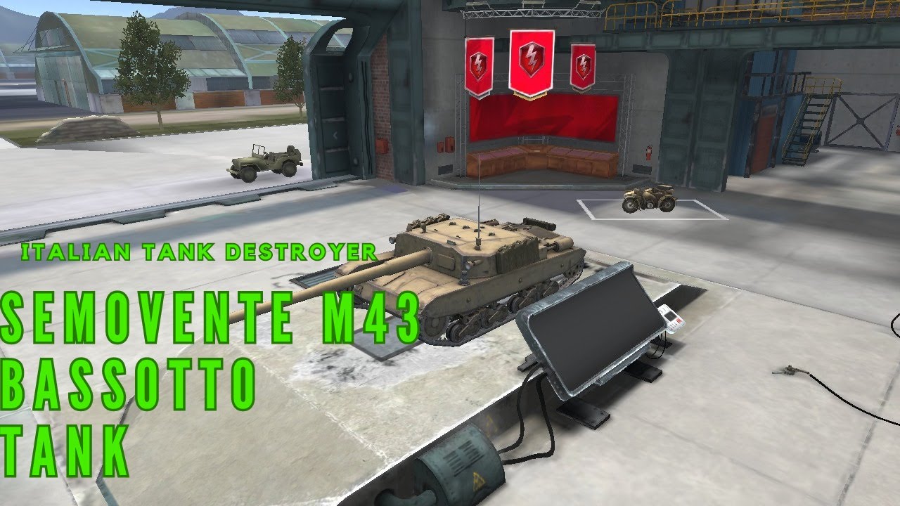 Semovente M43 Bassotto Italian Tank Destroyer - Worlds of Tanks Blitz