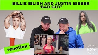 Billie eilish - bad guy (with justin bieber) | reaction