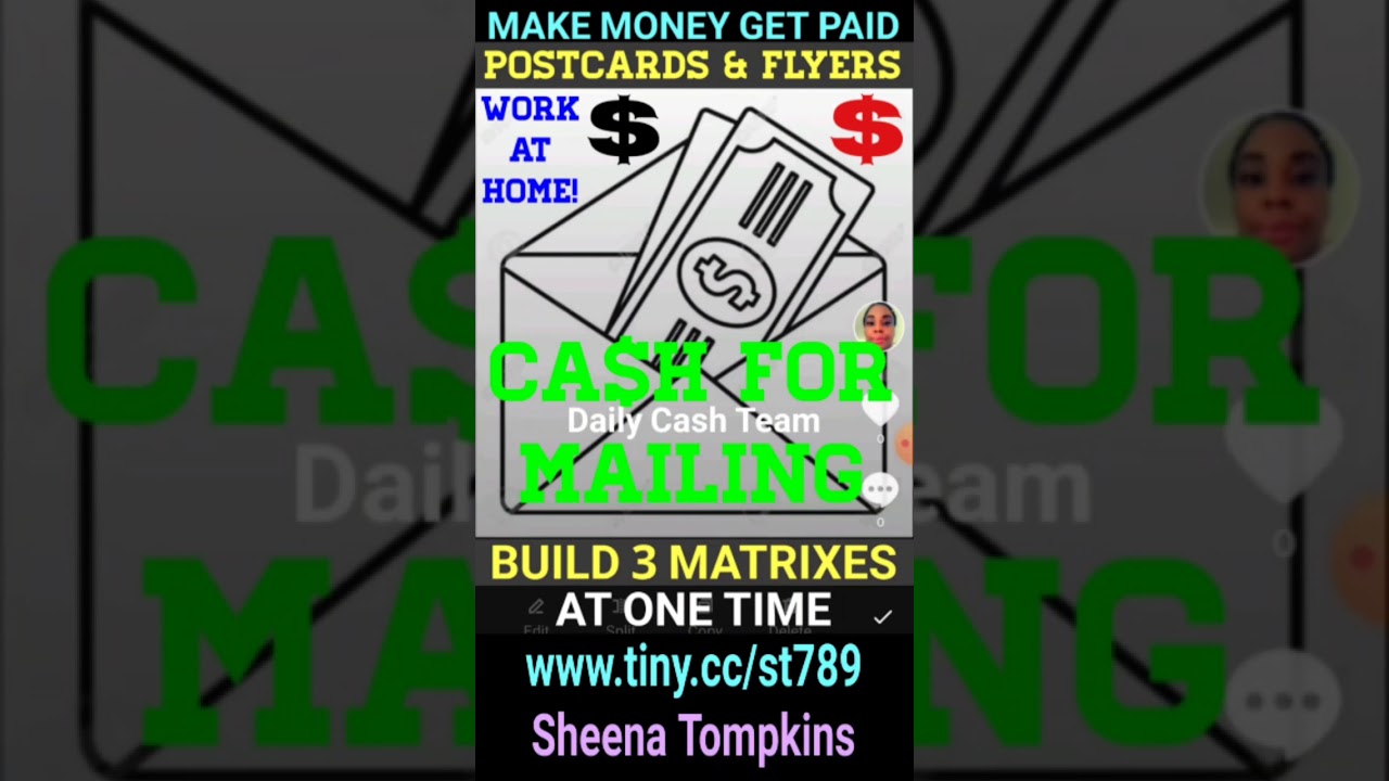 Make Money Mailing Postcards at Home Job Making Money Work from Home Jobs Make Money Mailing Flyers