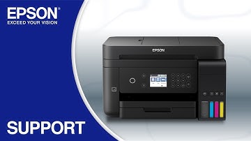 Epson EcoTank ET-3750U | Wireless Setup using the Control Panel
