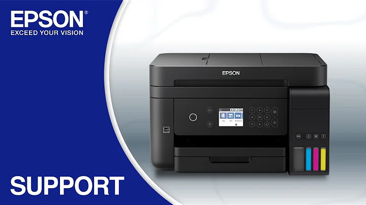 Epson EcoTank ET-3750U | Wireless Setup using the Control Panel