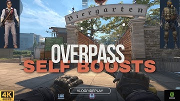 Overpass cs2 all self jumps 2025 | self boost | self jump | connector jump | no binds #cs2 #overpass
