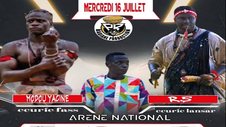 en direct arène nationale journée de lutte Badiane production Modou Yacine vs r5