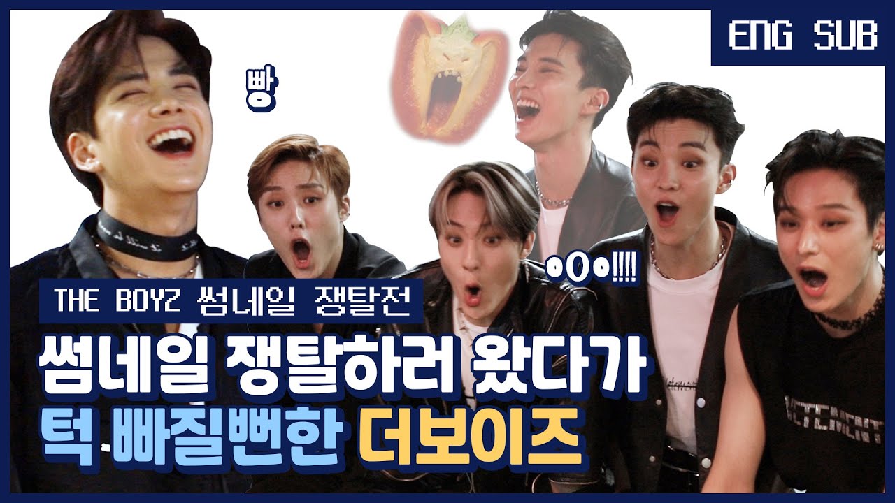[EN/JP] [썸썸썸] 썸네일 쟁탈하러 왔다가 턱 빠질뻔한 더보이즈 (못하는 게 없는 392...) | THE BOYZ - The Stealer 썸네일 쟁탈전