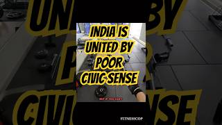 Indians are mannerless #fitness #civicsense #public #india