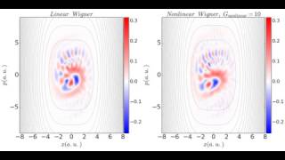 Linear Vs Nonlinear Evolution in the Wigner Phase Space