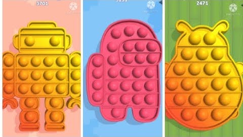 Pop it fidget 3D Gameplay ! Very relaxing and satisfying All Levels Gameplay Walkthrough Android iOS