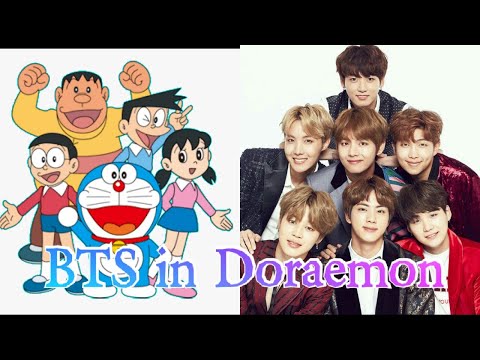 BTS Members in Doraemon Characters 💜💜💙💙|| BTS VS Doraemon ❤️|+ New intro 💜
