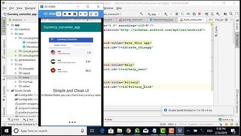 How to make Currency Converter Android app using Android studio | Part 1