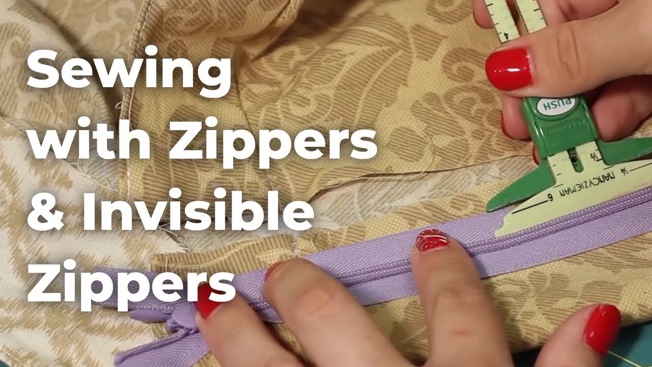 6 Tips - How to Sew Zippers Easily and Quickly