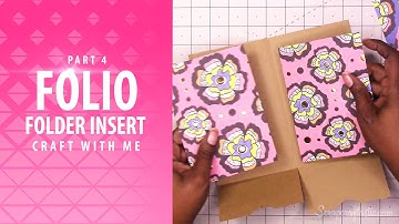 Folio Pockets & Insert | DIY Ephemera Storage Folio Part 4 | Tutorial