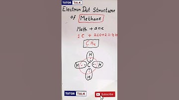 Electronic Dot Structure of Methane #shorts #shortfeed #short