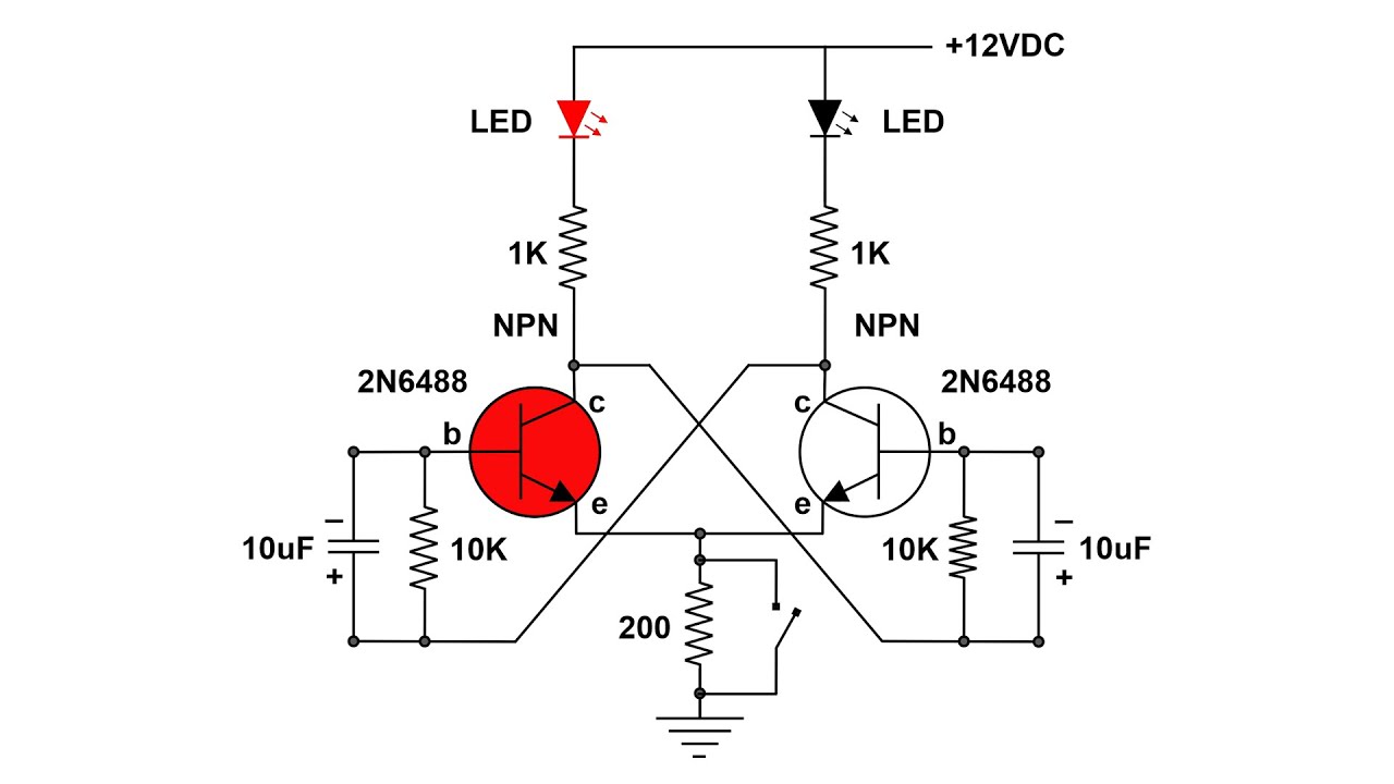 Toggle Flip Flop Circuit Diagram