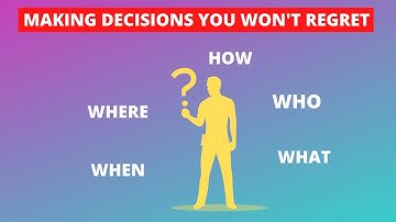 HOW TO MAKE DECISIONS YOU WON