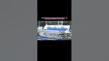 Single wire chain link fence machine #machine #chainlink #factory