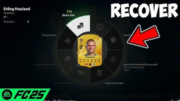 How To Recover A Player If You Quick Sold Them On FC 25 Ultimate Team (Quick Sell Recovery)