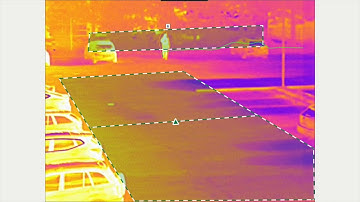 Bosch Intelligent Video Analythics (IVA) thermal camera alarm on entering person