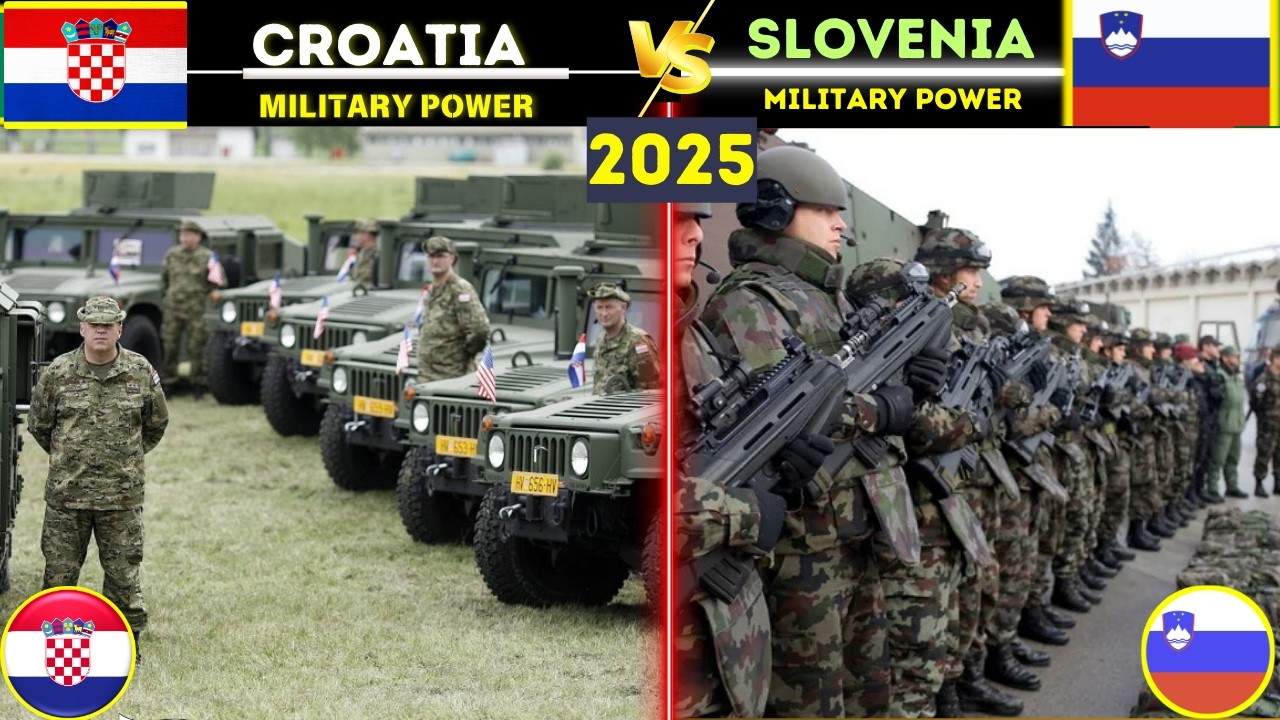 Военная мощь Хорватии против Словении | Хорватский военный марш | Словенская армия | Словения про...