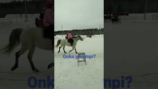 ratsastus on vaikeaa