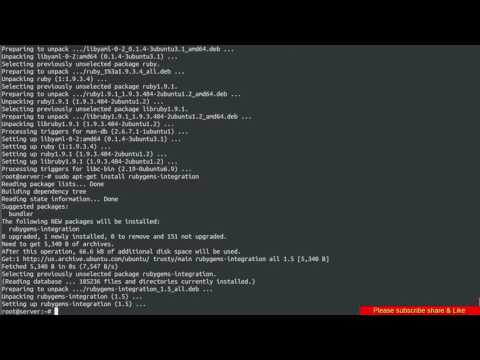 How to install RubyGems on Linux