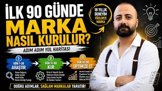 İlk 90 Günde Marka Nasıl Kurulur? | 18 Yıllık Deneyimle Adım Adım Yol Haritası