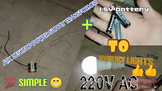 How to make joule thief 1.5v-3.70v to 220v-240v AC-Donius Gombongod