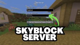 How to Join a Skyblock Server in Minecraft 2026