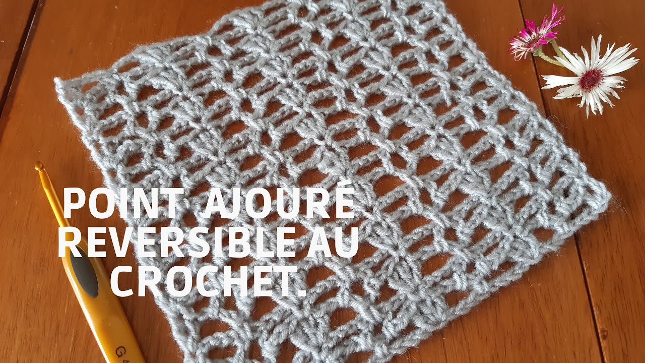 Point réversible au crochet