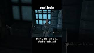 knowledgeable — The Elder Scrolls V: Skyrim dialogue scene
