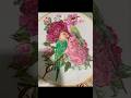 Handpainted fabric. Customization available✨🦜 #viral #trending #handpainteddressmaterial #saree