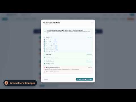 MyMobileMenu Tutorial 11: Importing a Menu — From a Photo, PDF or Your Website