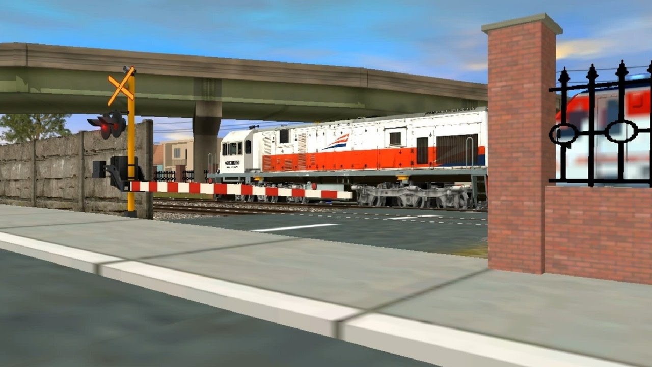 Trainz Simulator Indonesia - Perlintasan Kereta Api Yang Sepi 2