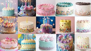 Simple Confetti Cake Designs 🎉 | Easy Birthday Cake Ideas | Minimal & Trendy