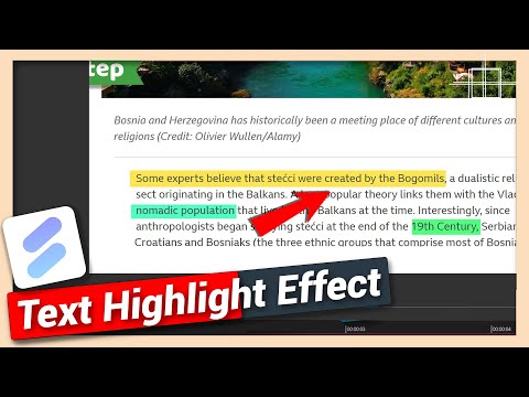 Text Highlighting Effect | Spring Video Editing Tutorial