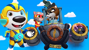 Talking Tom Hero Dash Android Gameplay #6 - Superhero HANK New Outfit Unlocked