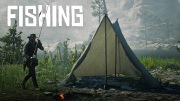 I Took a Fishing Camping Vacation in RDR2 (MOVIE)