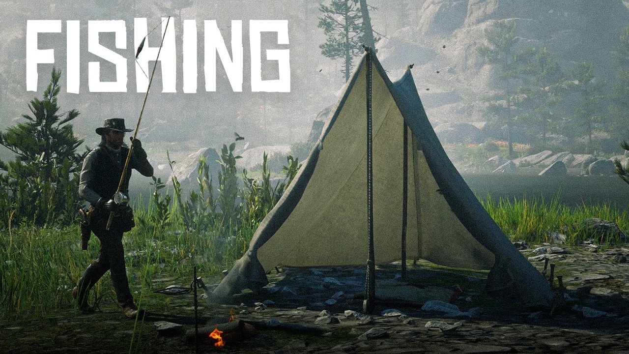I Took a Fishing Camping Vacation in RDR2 (MOVIE)