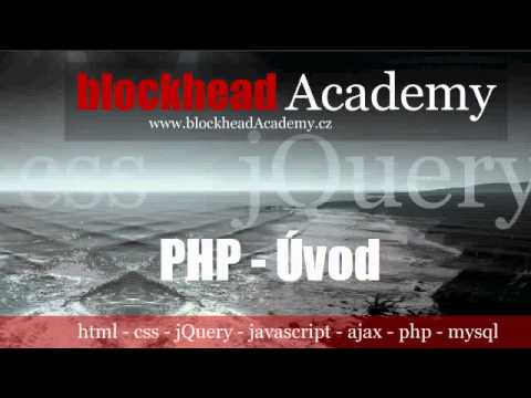 PHP návod 01   Úvod do PHP