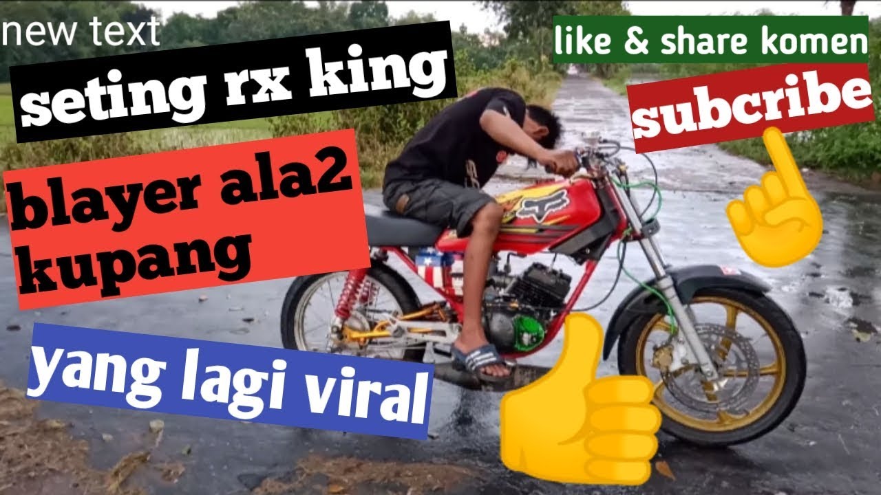 Seting Rx King Blayer Ala Ala Kupang Yang Lagi Viral By Bengkel