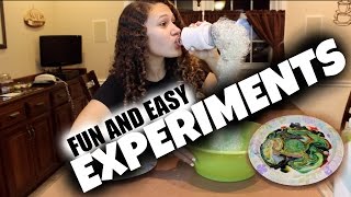 DIY: Fun & Easy Experiments To Do At Home!