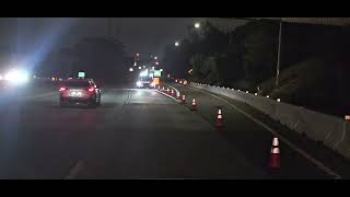 7/21/25 set-up (HOT LANE).  Closed SB805 off-ramp to Murray Ridge.