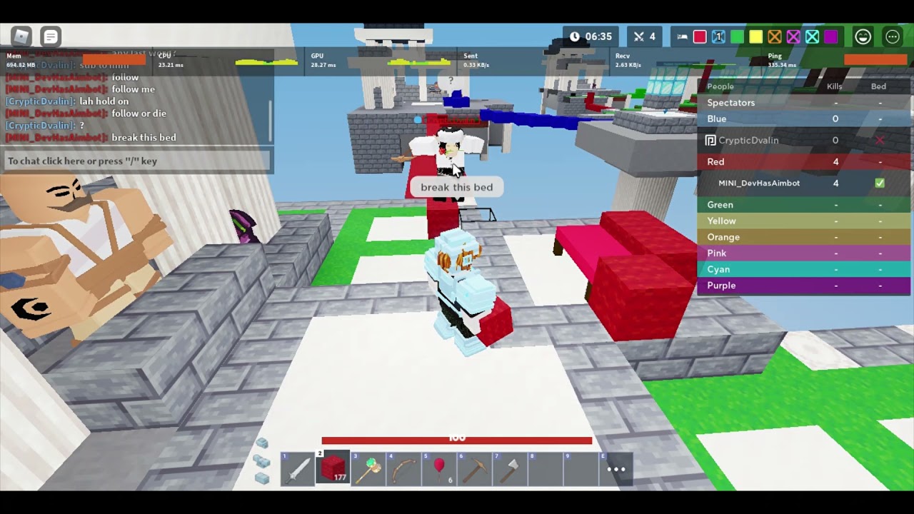 give noob free win (rip my winstreak)