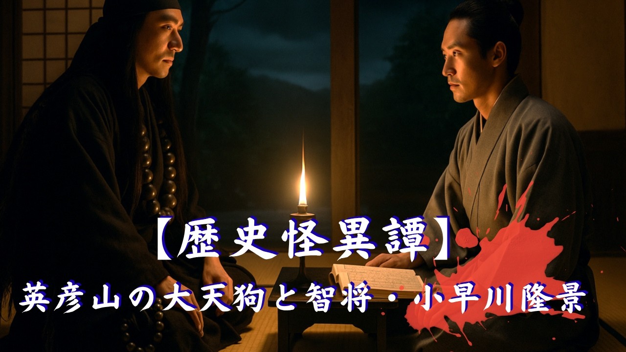 【歴史怪異譚】英彦山の大天狗と智将・小早川隆景｜天狗伝説／豊前坊問答／戦国ミステリー