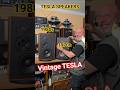 70-80s Vintage Rare TESLA Bookshelf SPEAKERS SPEAKER Sound Comparison