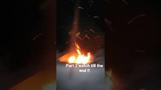GUY THROWS A FULL PROPANE TANK IN FIRE!!