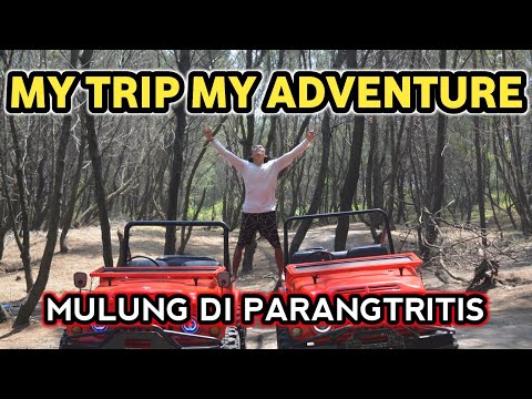 PEMULUNG NAIK JEEP MENJELAJAH PANTAI PARANGTRITIS KEJUTAN ULANG TAHUN SPANDER | TRIP JATENG Part 11