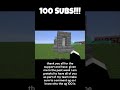 The 100 Subscriber special!!! #shorts